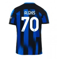 Fotbalové Dres Inter Milan Alexis Sanchez #70 Domácí 2023-24 Krátký Rukáv